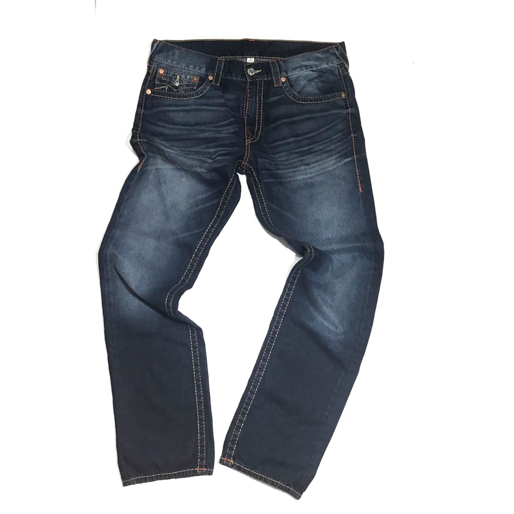 True Religion Skinny Fit Old Multi Big T jeans